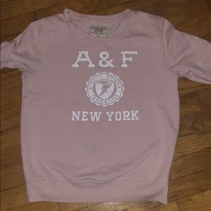 Light pink Abercrombie crew neck